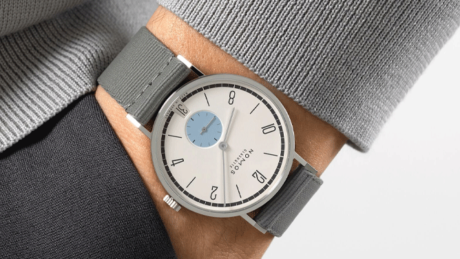 Nomos Glashutte Tangente 38 Date Schneesturm
