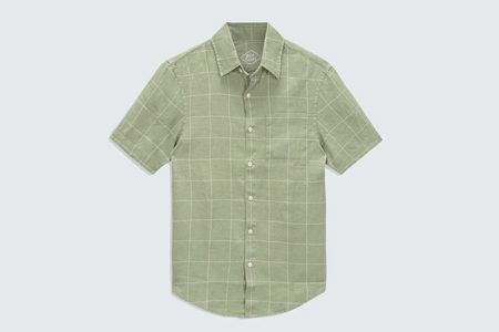 Alex Crane Ola Shirt in Moss Check