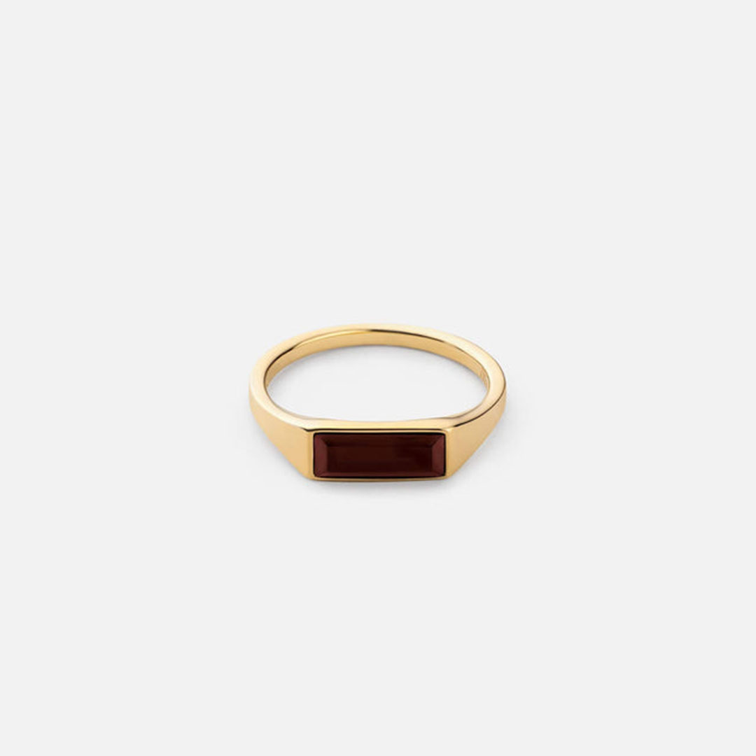 Miansai Thin Lennox Agate Ring - 29% Off