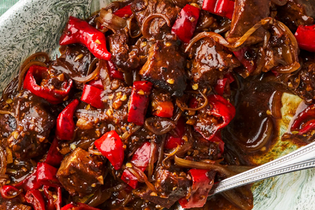 Saucy Beef and Pepper Stir-Fry