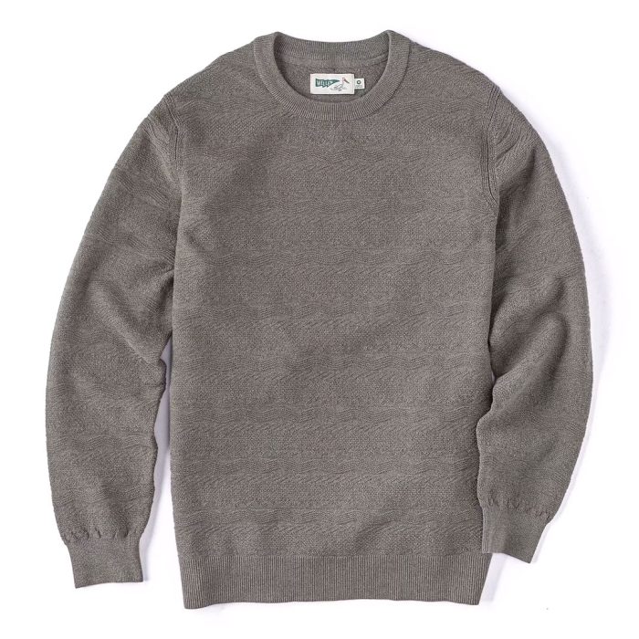 Wellen-Wave-Texture-Stitch-Sweater