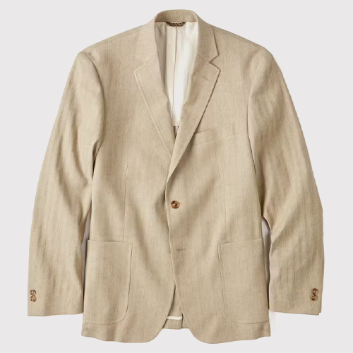 Billy Reid: Italian Cotton Linen Blazer —30% Off