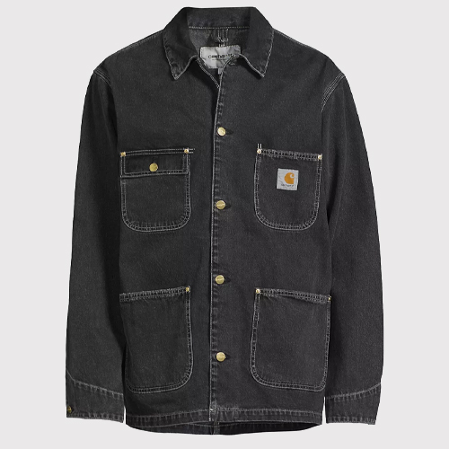 Carhartt WIP: OG Denim Chore Coat - 40% Off