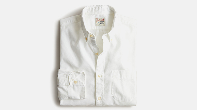 J. Crew Broken-In Organic Cotton Oxford Shirt