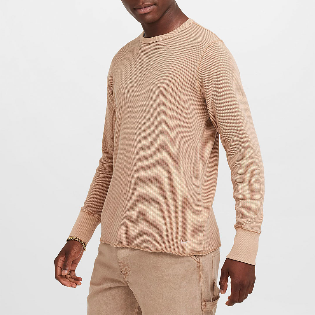 Nike Life Heavyweight Waffle Long-Sleeve Top - 24% Off