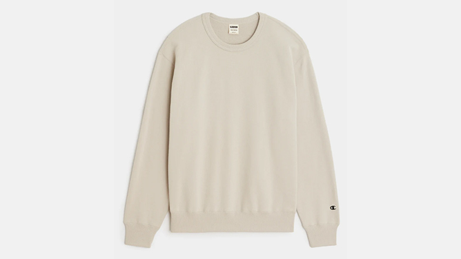 Todd Snyder Champion Canadian Fleece Relaxed Crewneck Sweatshirt
