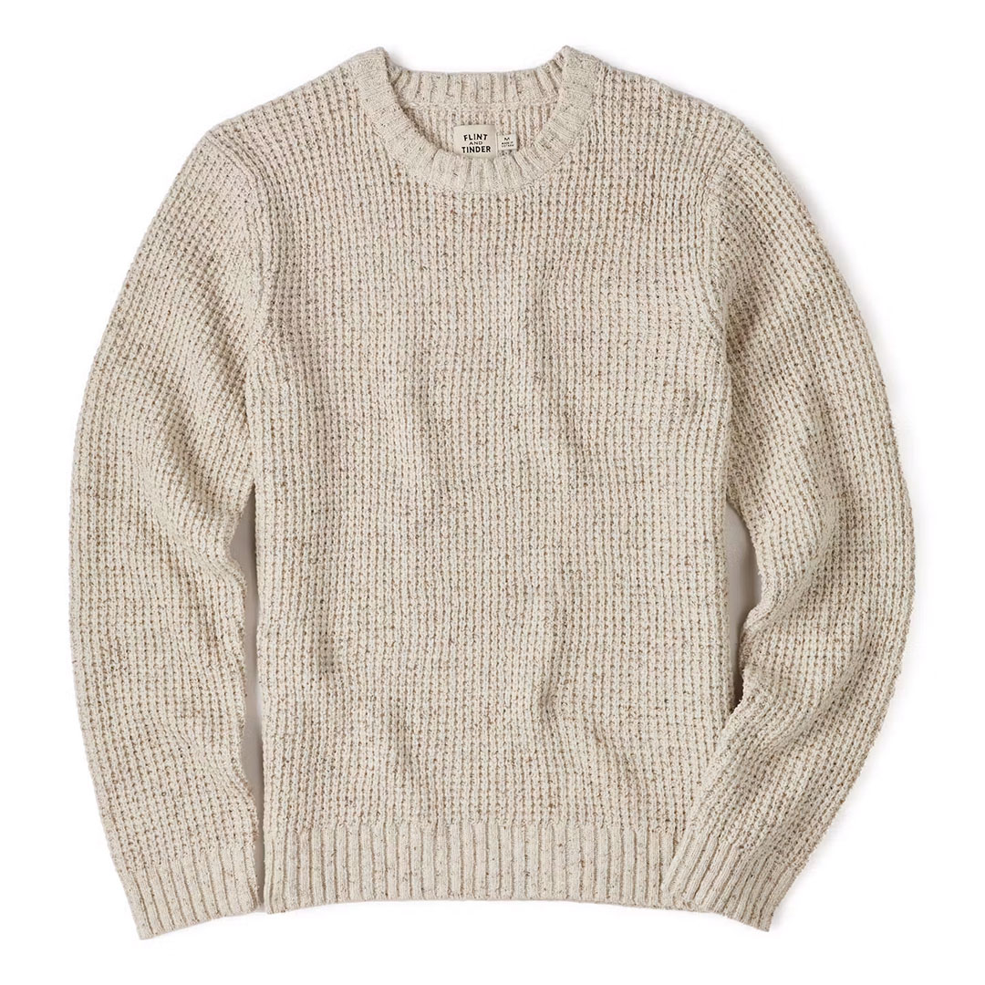 Flint and Tinder Recycled Cotton Headlands Crewneck Sweater - 50% Off