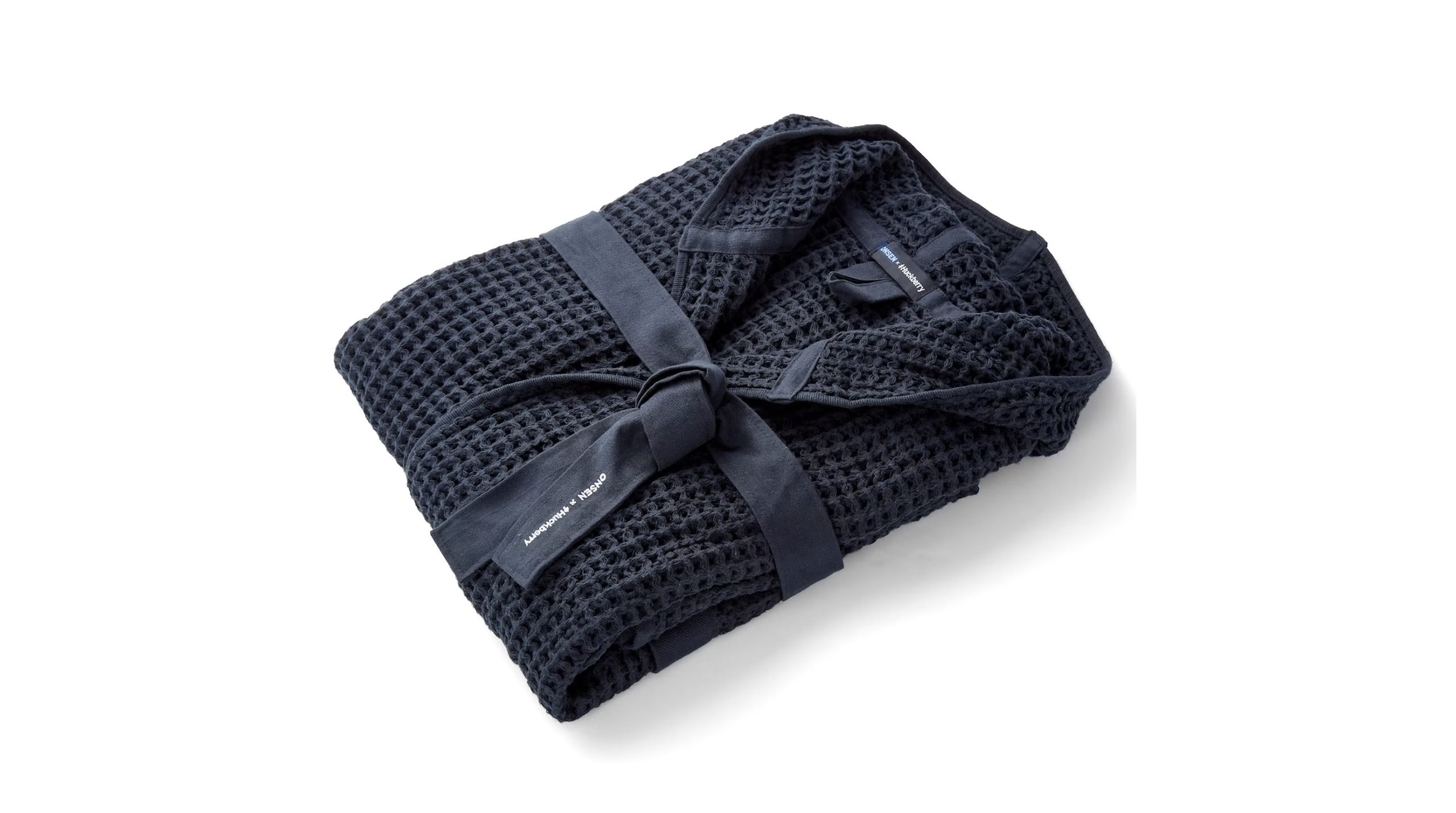 Onsen Hooded Waffle Robe