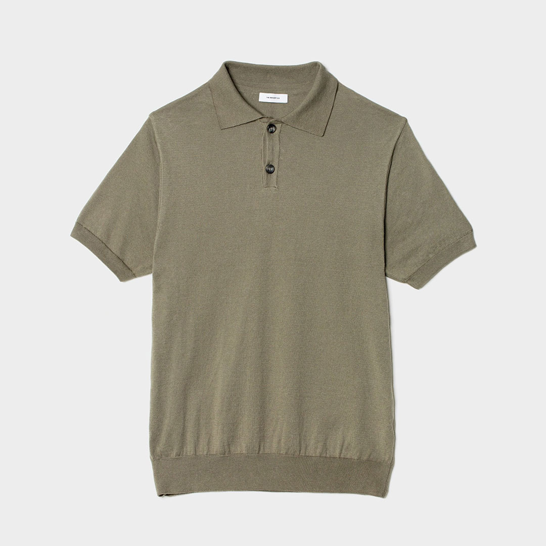 The Resort Co Knitted Polo Shirt - 44% Off