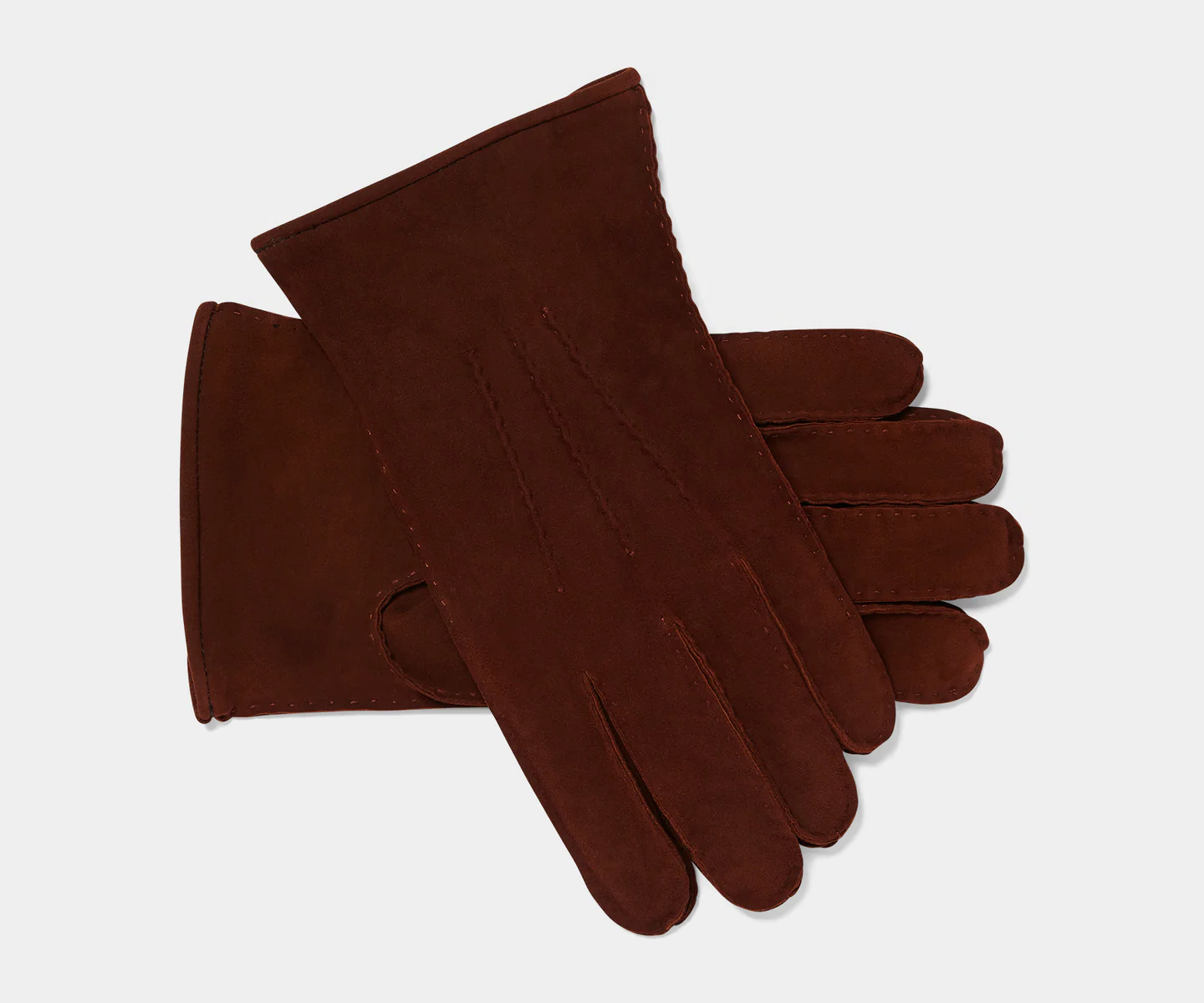 Todd Snyder Suede Cashmere-Lined Gloves