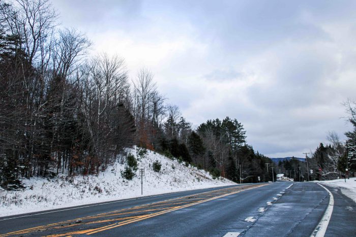 Snowy Roads in Upstate NY in winter (photo_ Kaitlyn Rosati)