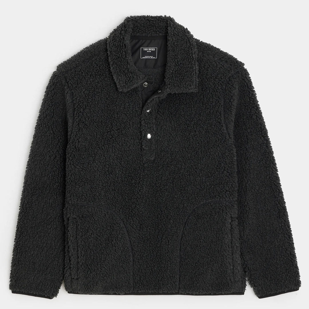 Todd Snyder Sherpa Snap Pullover - 52% Off