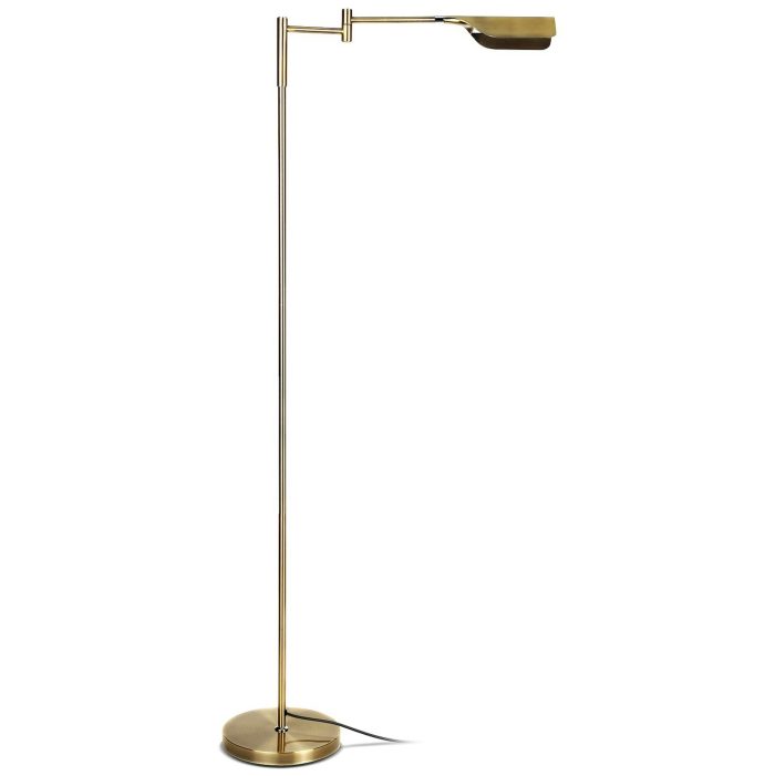 Brightech Leaf Floor Lamp in Brass
