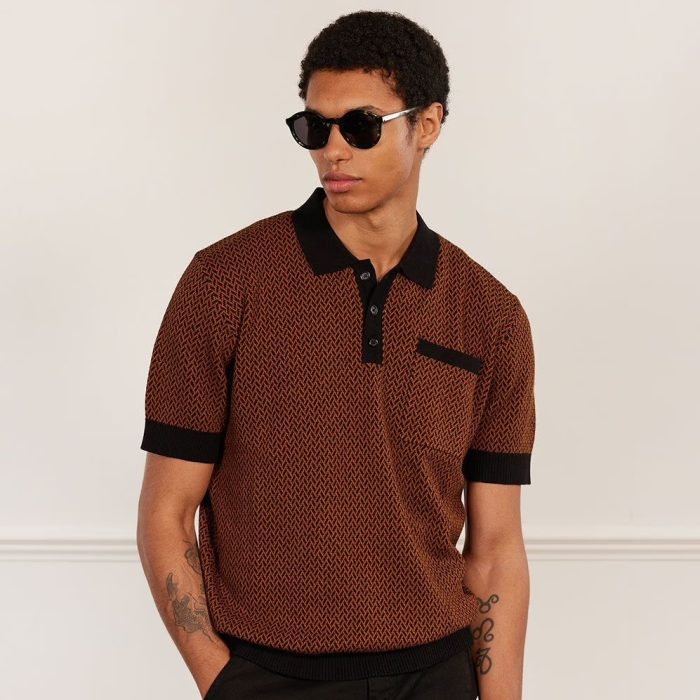 Percival Casa Martini Knitted Polo