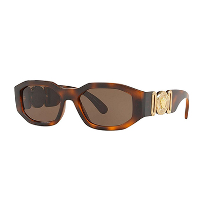 Versace Biggie 53mm Round Sunglasses - 60% Off
