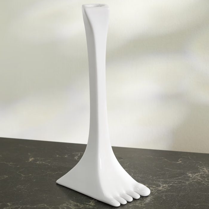 Anissa Kermiche Footsie Earthenware Candlestick