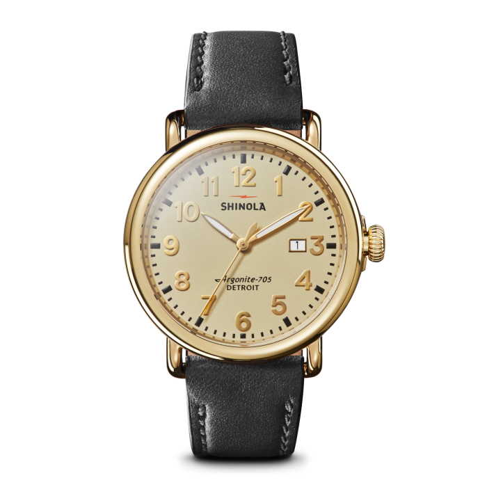 Shinola Runwell Watch Gold