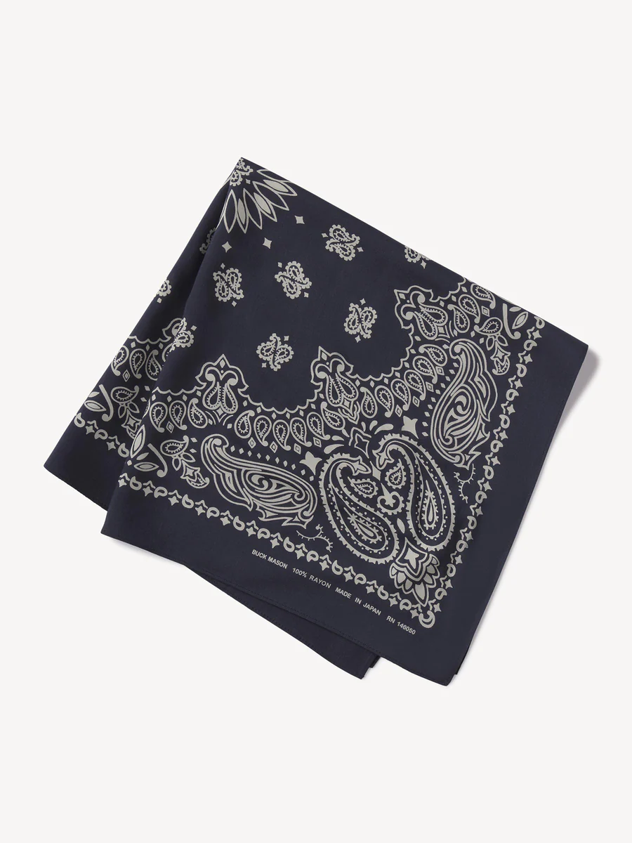 Buck Mason Japanese Riders Rayon Bandana