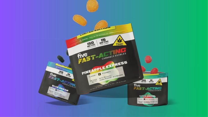 five quick hits fast acting edibles