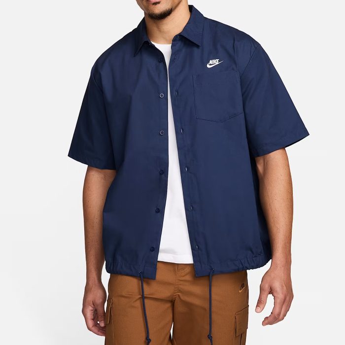 Nike Club Men’s Short-Sleeve Oxford Button-Up Shirt