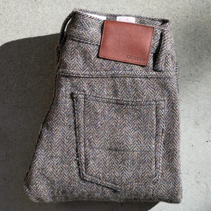 Gustin Harris Tweed® 5 Pocket – Rust Multi Herringbone
