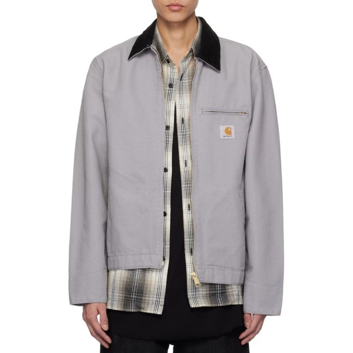 Carhartt Work In Progress Gray Spring Detroit Jacket