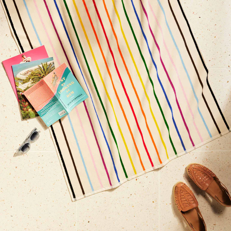 Brooklinen Pride Stripe Beach Towel