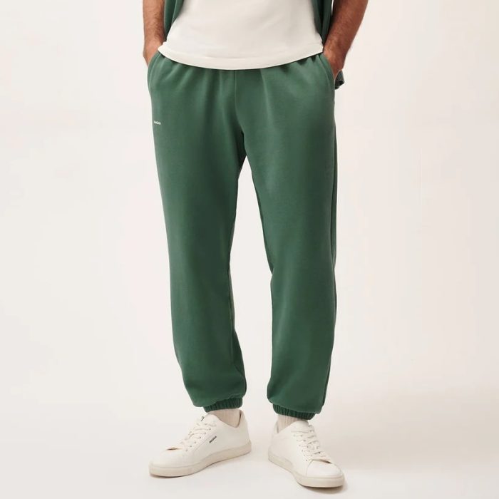 Pangaia Mens 365 Midweight Track Pants, Forest Green