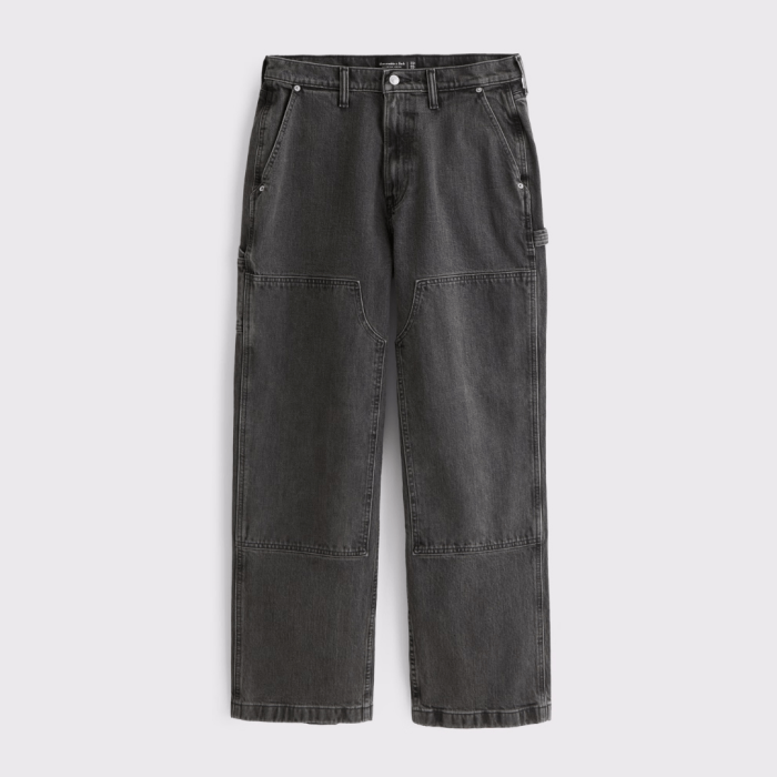 Abercrombie & Fitch Vintage Denim Athletic Baggy Jean