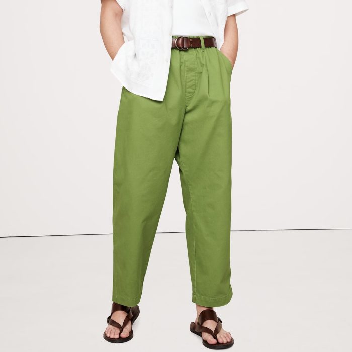 Banana Republic Loose Lightweight Cotton Pull-On Pant