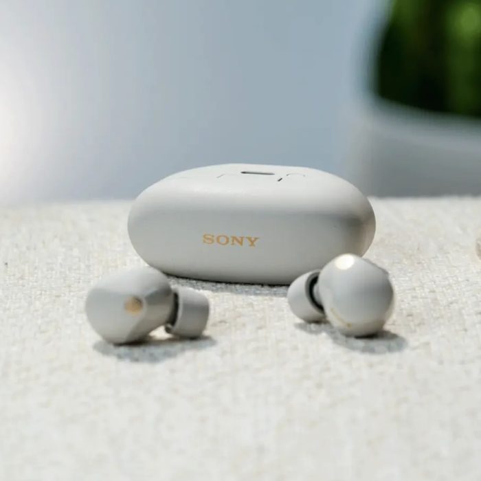 Sony The Best Truly Wireless Noise Canceling Earbuds | Silver