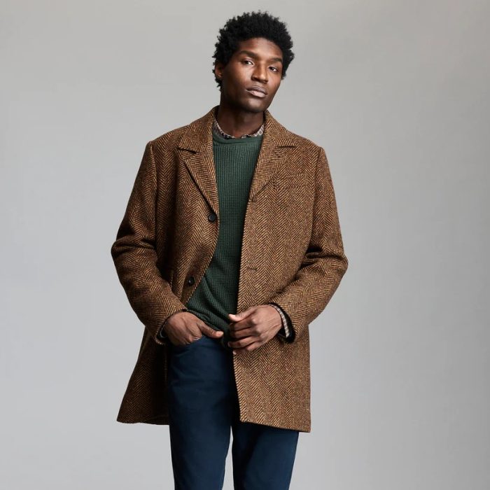 Billy Reid Herringbone Astor Coat
