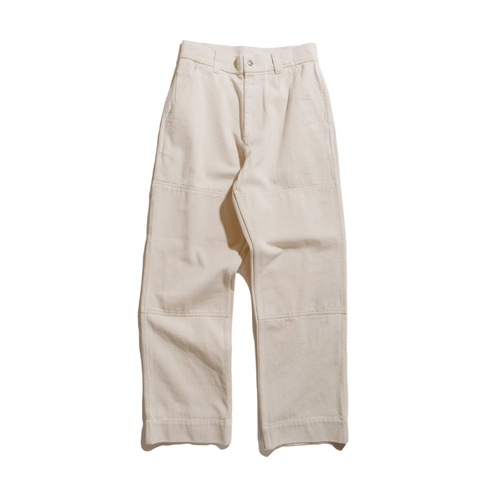Margaret Howell MHL Tool Pocket Trousers Natural Cotton Denim Natural