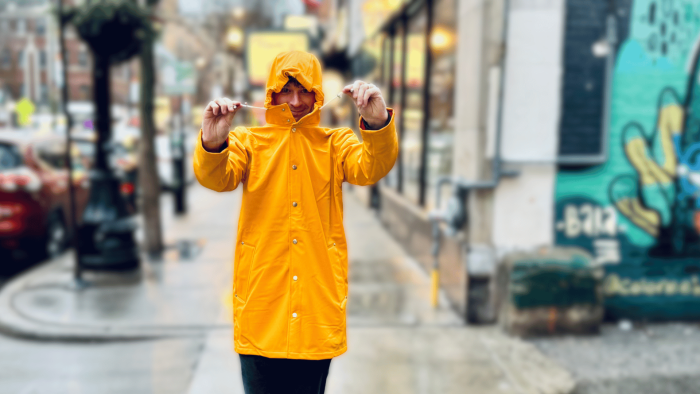 Baxter Wood Rain Jacket Yellow