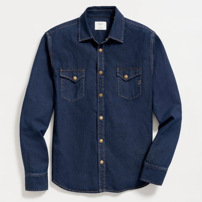 Billy Reid Shoals Denim Shirt