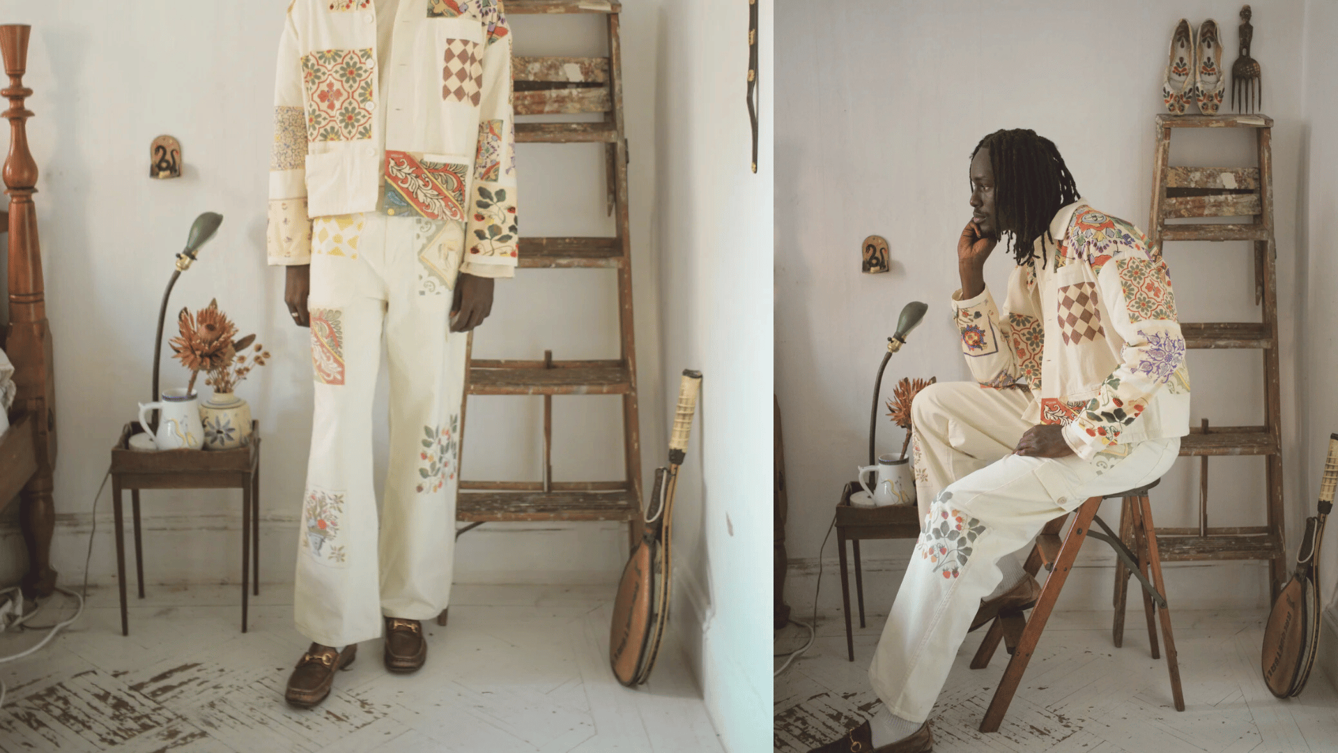 Found Mosaic Pants