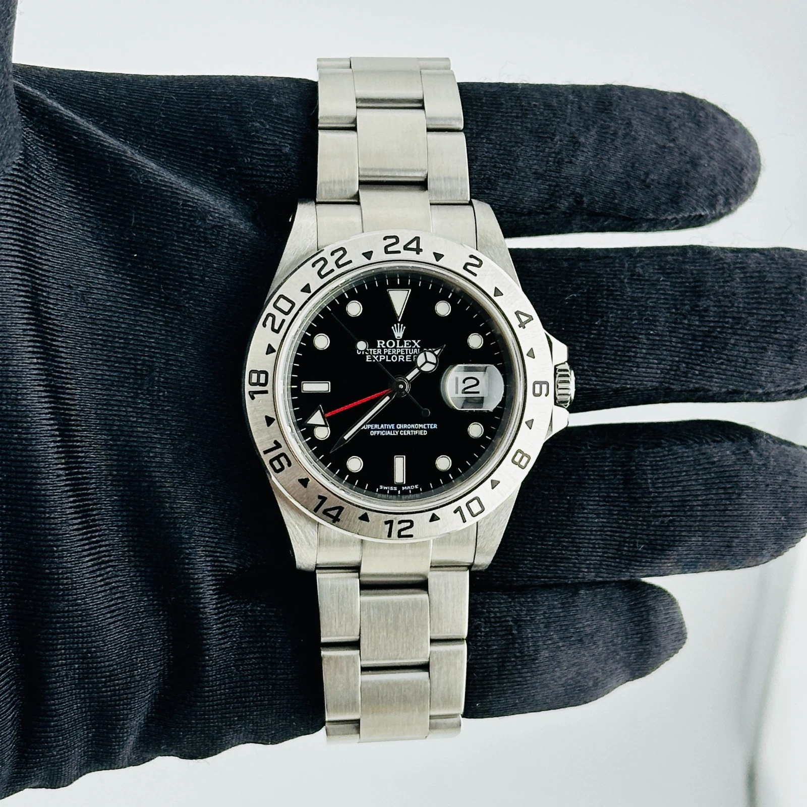 Rolex 40mm Explorer II Black Dial Automatic Stainless Steel