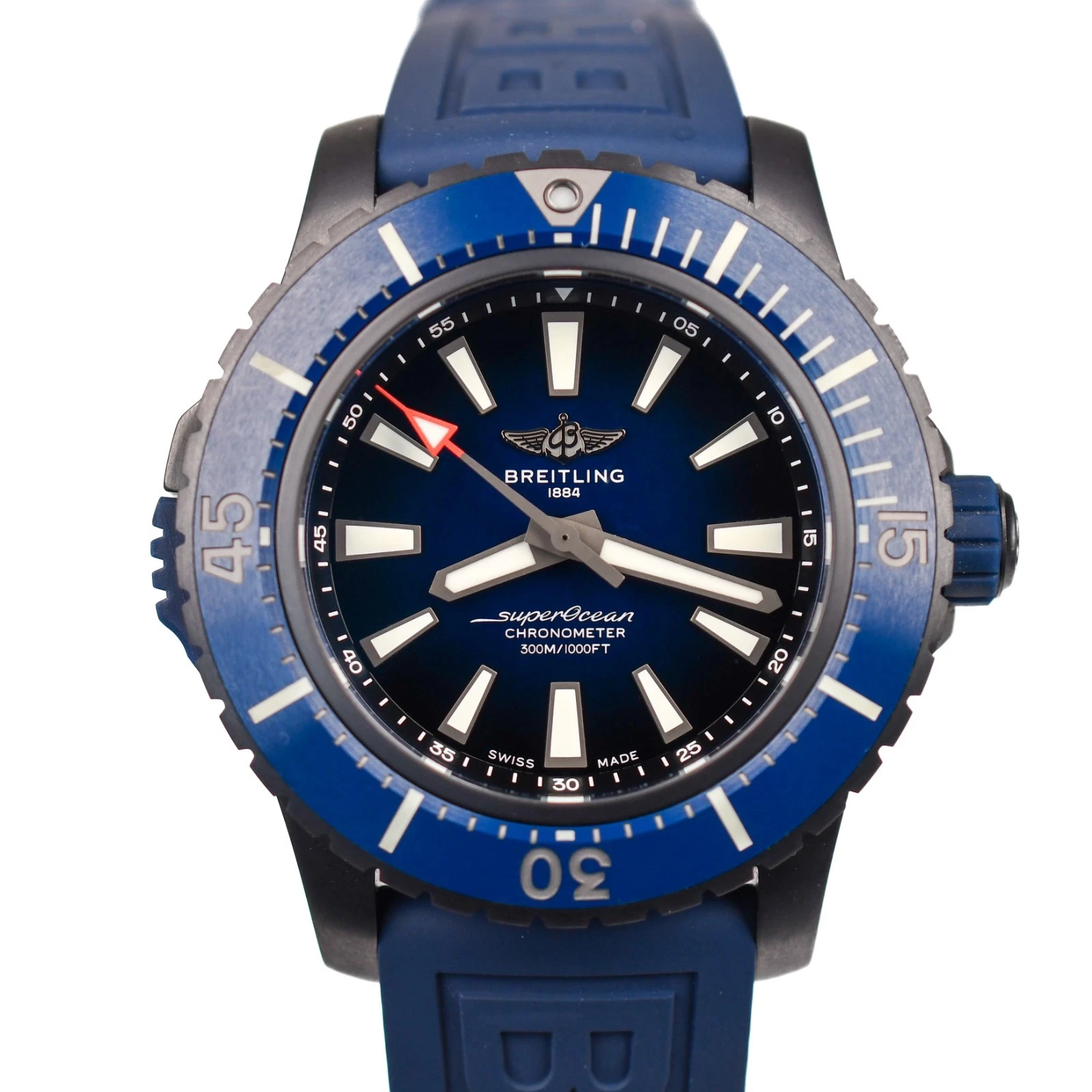 Breitling SuperOcean V17369161C1S1 300m Blue Dial Titanium 48mm