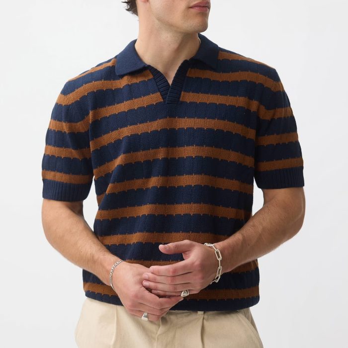 Percival Stine Knitted Polo