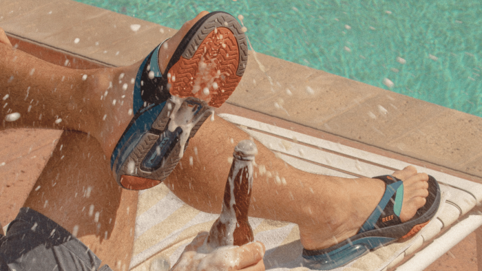 Reef Fanning + Sandals With Bottle Opener